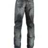 Cinch White Label Relaxed Fit Mid Rise Jeans Dark Stonewash
