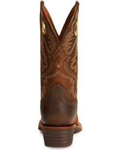 Ariat Men's Heritage Roughstock Western Performance Boots - Square Toe -Men Western Cowboy 030102 41 BK