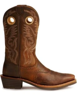Ariat Men's Heritage Roughstock Western Performance Boots - Square Toe -Men Western Cowboy 030102 41 RT