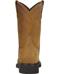 Ariat Men's Sierra Western Work Boots - Soft Toe -Men Western Cowboy 030134 BR BK
