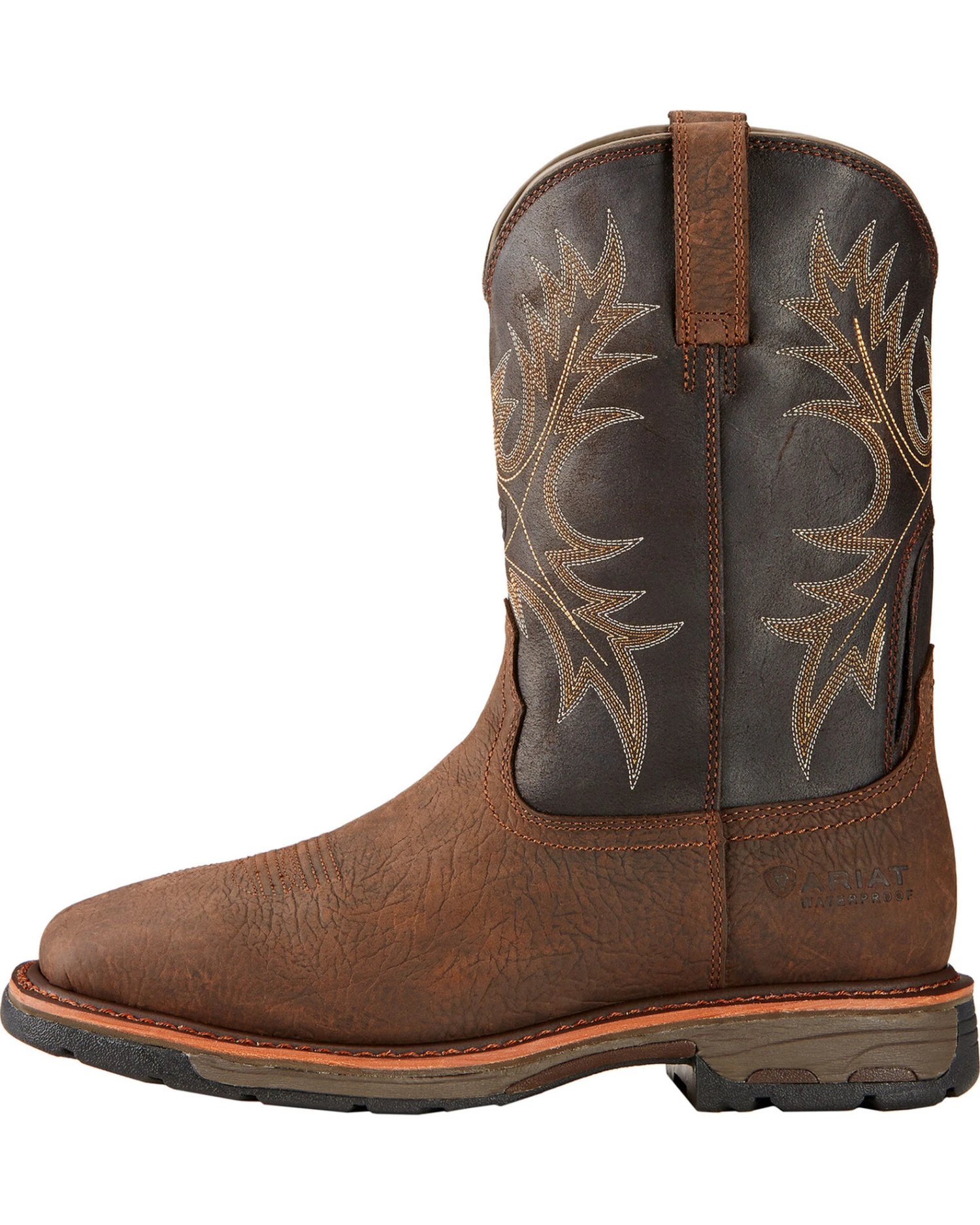 Ariat Men's Workhog H2O Western Work Boots - Soft Toe 2 Ariat Men's Workhog H2O Western Work Boots - Soft Toe - Image 2