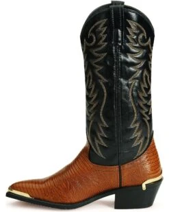 Laredo Lizard Print Western Boots -Men Western Cowboy 038558 PJ LT
