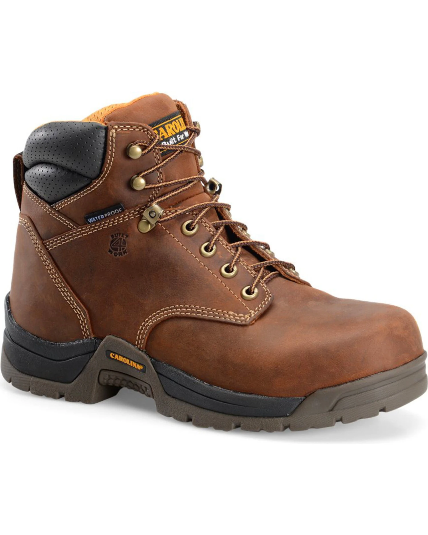 Carolina Men's 6" Waterproof Work Boots - Broad Toe 1 Carolina Men's 6" Waterproof Work Boots - Broad Toe