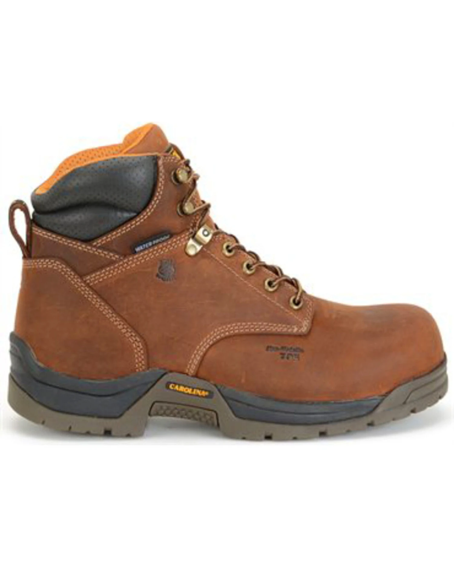 Carolina Men's 6" Waterproof Work Boots - Broad Toe 2 Carolina Men's 6" Waterproof Work Boots - Broad Toe - Image 2