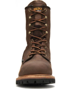 Carolina Men's Logger 8" Work Boots -Men Western Cowboy 0502V3 41 FT