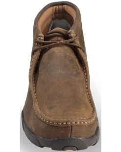 Twisted X Men's Driving Mocs Steel Toe Lace-Up Work Shoes -Men Western Cowboy 050K11 41 FT