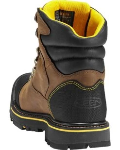 Keen Men's Milwaukee Mid Waterproof Boots - Steel Toe -Men Western Cowboy 050P88 B8 BK