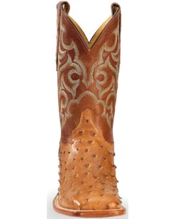 Justin Men's Full Quill Ostrich Western Boots -Men Western Cowboy 066A49 38 FT