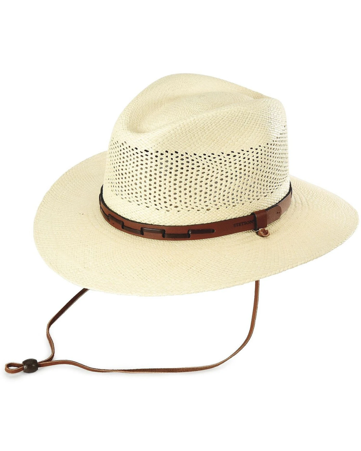 Stetson Men's Airway UV Protection Western Straw Hat 1 Stetson Men's Airway UV Protection Western Straw Hat