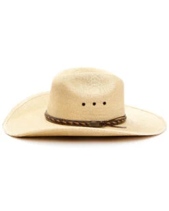 Larry Mahan 30X Lawton Palm Straw Cowboy Hat -Men Western Cowboy 099C01 22 P3