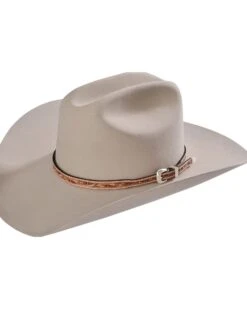 Embossed Leather Hat Band 5 Embossed Leather Hat Band -Men Western Cowboy 101618 19 D2