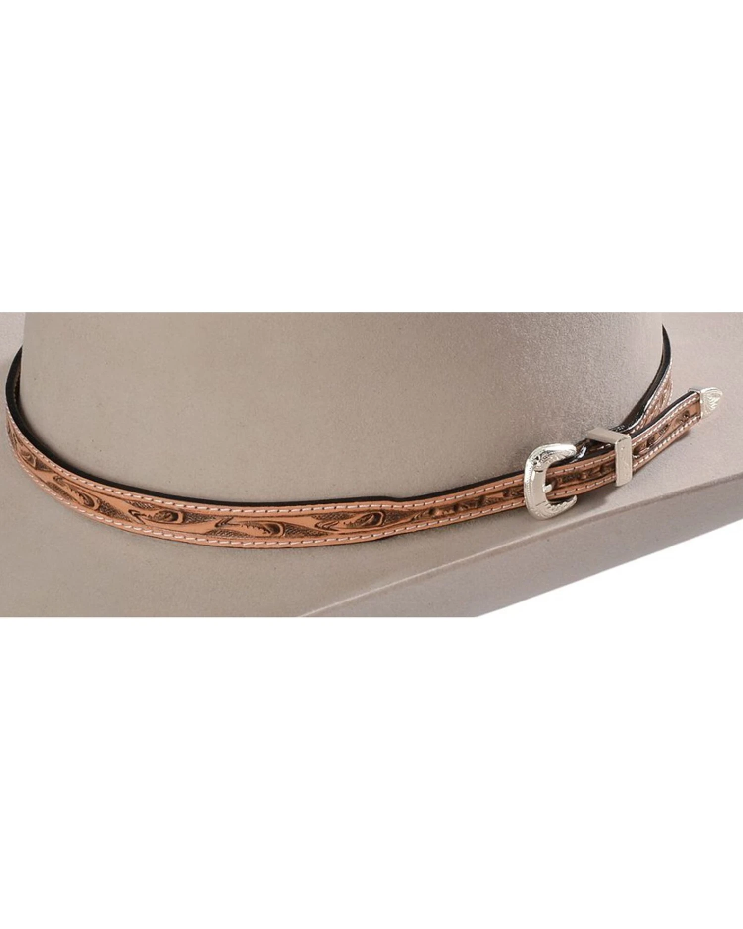 Embossed Leather Hat Band 1 Embossed Leather Hat Band