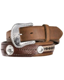 Tony Lama Duke Leather Belt -Men Western Cowboy 120H37 7181 P1
