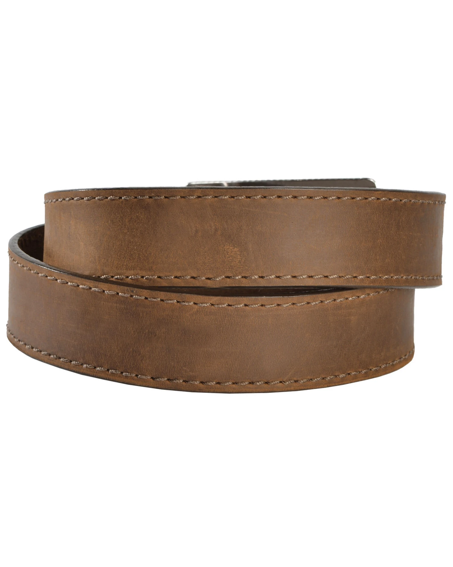 Justin Men's Flying High Leather Belt With Flag Buckle 2 Justin Men's Flying High Leather Belt With Flag Buckle - Image 2