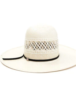 American Hat Company Men's Natural 4.25" Open Crown Western Straw Hat  -Men Western Cowboy 2000098872 101 P3