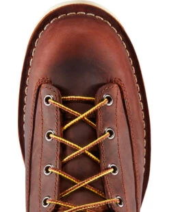 Danner Men's Brown Bull Run 8" Work Boots - Plain Toe -Men Western Cowboy 2000113146 200 TP