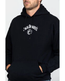 Jack Daniel's Men's Logo Hooded Sweatshirt  -Men Western Cowboy 2000165947 001 P4