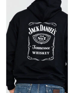 Jack Daniel's Men's Logo Hooded Sweatshirt  -Men Western Cowboy 2000165947 001 P5