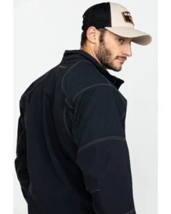 Ariat Men's Rebar Canvas Softshell Work Jacket  -Men Western Cowboy 2000210085 001 P5