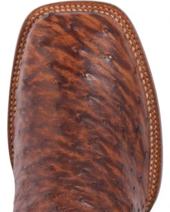El Dorado Men's Handmade Full Quill Ostrich Stockman Boots - Broad Square Toe -Men Western Cowboy 2000221953 221 TP