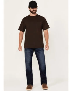 Ariat Men's Rebar M4 Edge Low Rise Maritime Wash Bootcut Jeans