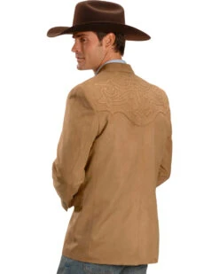 Circle S Men's Embroidered Micro-Suede Sportcoat  -Men Western Cowboy 2000225304 290 P2