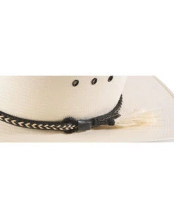 Cody James Men's Natural Straw Horsehair Band Cowboy Hat -Men Western Cowboy 2000234806 101 D1