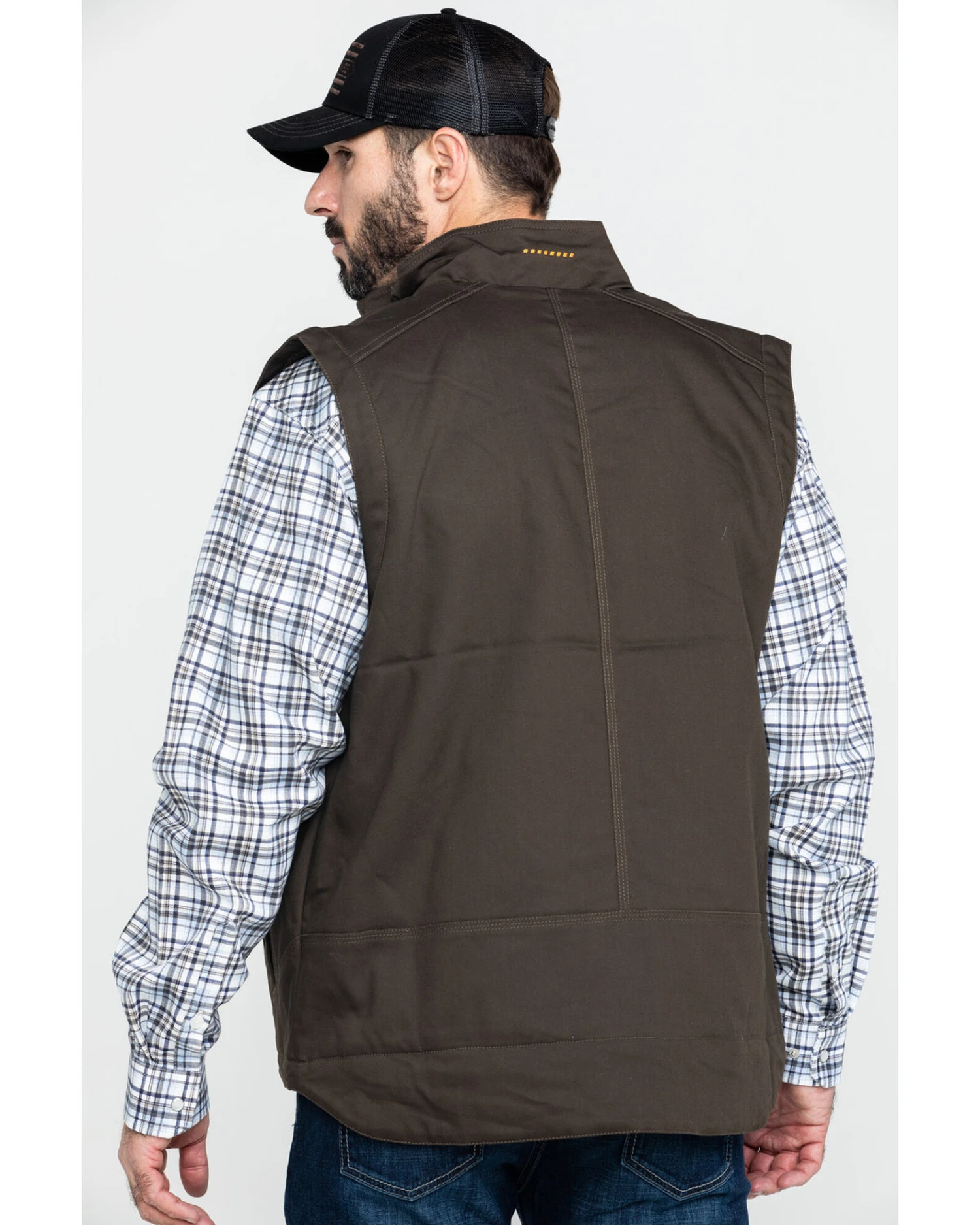 Ariat Men's Rebar Duracanvas Work Vest - Big & Tall 2 Ariat Men's Rebar Duracanvas Work Vest - Big & Tall - Image 2