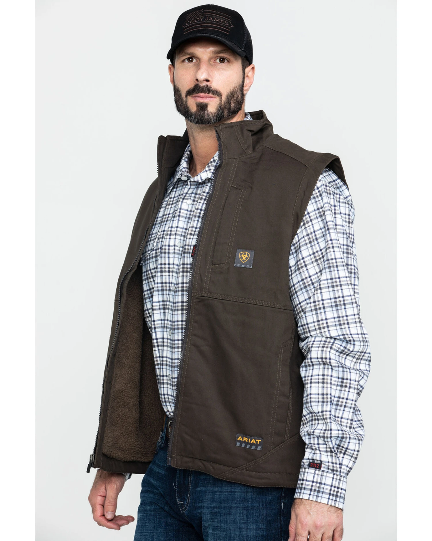 Ariat Men's Rebar Duracanvas Work Vest - Big & Tall 3 Ariat Men's Rebar Duracanvas Work Vest - Big & Tall - Image 3