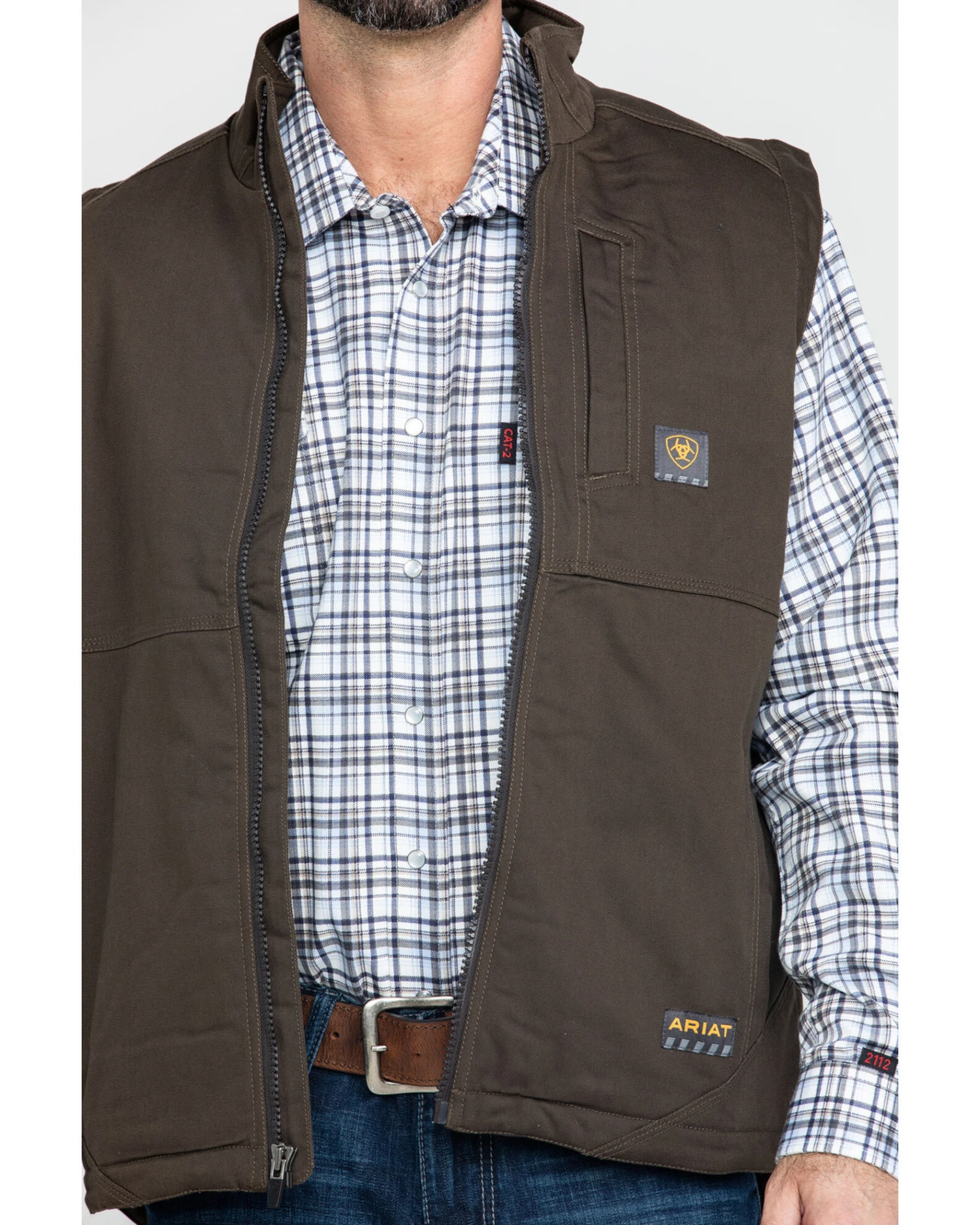Ariat Men's Rebar Duracanvas Work Vest - Big & Tall 4 Ariat Men's Rebar Duracanvas Work Vest - Big & Tall - Image 4
