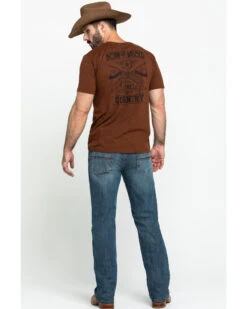 Cody James Men's Bozeman Medium Wash Stretch Slim Bootcut Jeans  -Men Western Cowboy 2000283299 402 P5