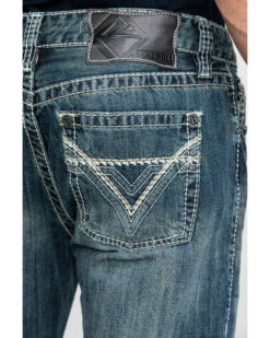 Rock & Roll Denim Men's Pistol Med Bootcut Jeans  -Men Western Cowboy 2000283476 400 P5