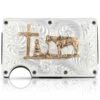 Montana Silversmiths Men's Credit Card & Cash Case With Praying Cowboy