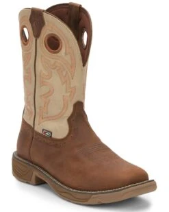 Justin Men's Stampede Rush Western Work Boots - Composite Toe