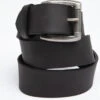 Hawx Men's Black Plain Roller Buckle Work Belt