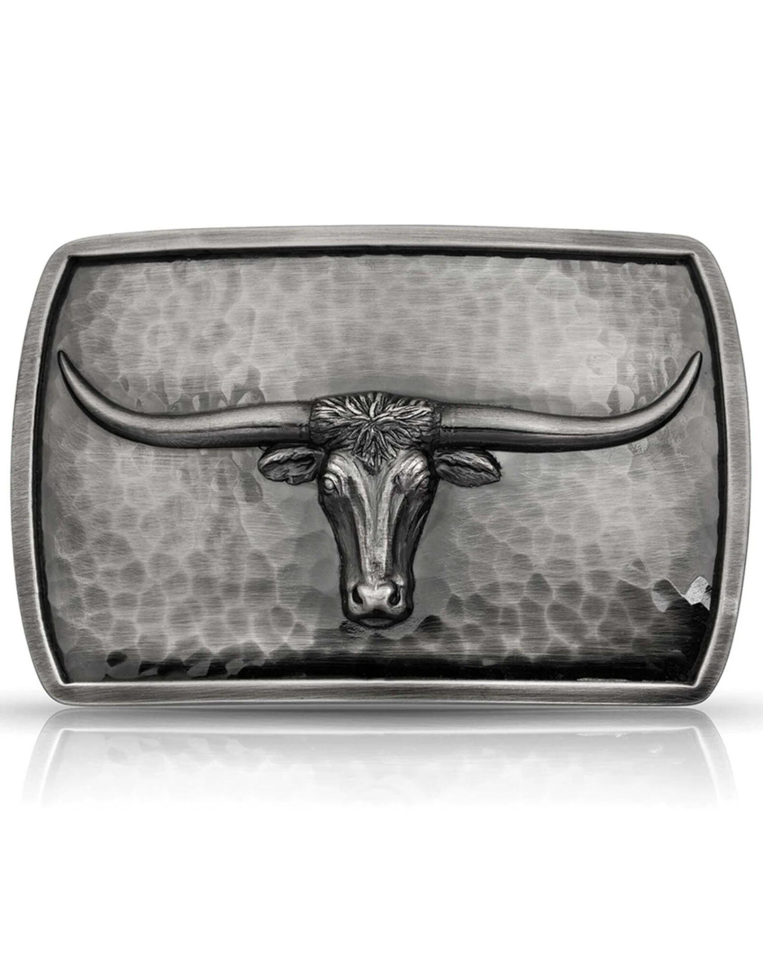Montana Silversmiths Men's River Rock Cascade Longhorn Buckle 1 Montana Silversmiths Men's River Rock Cascade Longhorn Buckle