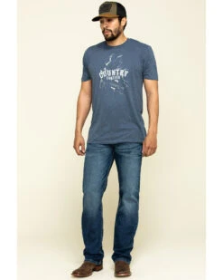 Ariat Men's M7 Rocker Summit Dark Stretch Stackable Slim Straight Jeans  -Men Western Cowboy 2000322092 402 P6