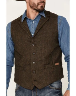 Outback Trading Co. Men's Brown Jessie Vest  -Men Western Cowboy 2000322998 200 P3