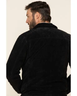 Moonshine Spirit Men's Black Cromwell Suede Roadie Jacket  -Men Western Cowboy 2000325394 001 P4