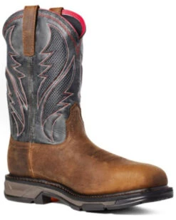 Ariat Men's Workhog Waterproof Western Work Boots - Broad Square Toe