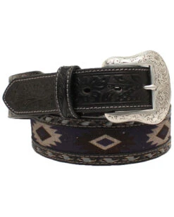 Nocona Men's Southwestern Fabric Western Belt