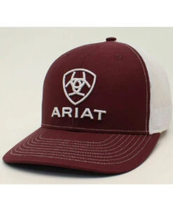 Ariat Men's Embroidered Logo Mesh Back Trucker Cap