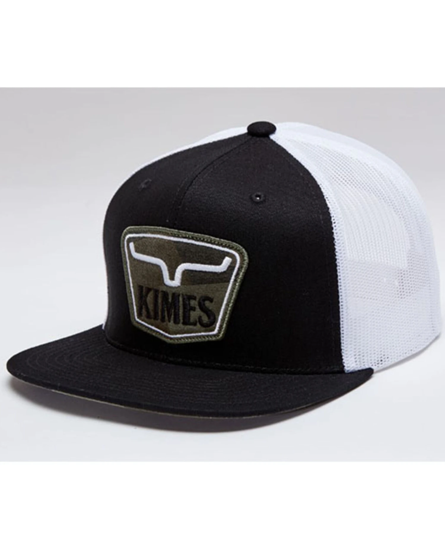 Kimes Ranch Men's Black & White Tall Boy Mesh-Back Ball Cap 1 Kimes Ranch Men's Black & White Tall Boy Mesh-Back Ball Cap