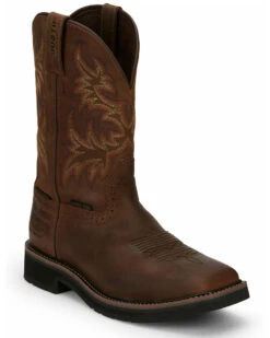 Justin Men's Driller Western Work Boots - Steel Toe