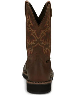 Justin Men's Driller Western Work Boots - Steel Toe -Men Western Cowboy 2000340831 280 P4