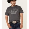 Jack Daniels Men's Cartouche Logo Brand Graphic T-Shirt 