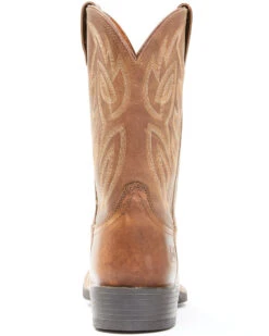 Justin Men's Dusky Brown Canter Cowhide Leather Western Boots - Broad Square Toe  -Men Western Cowboy 2000341632 200 P5