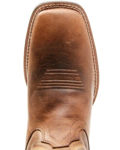 Justin Men's Dusky Brown Canter Cowhide Leather Western Boots - Broad Square Toe  -Men Western Cowboy 2000341632 200 P6