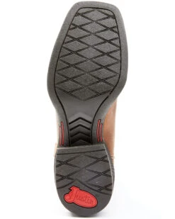 Justin Men's Dusky Brown Canter Cowhide Leather Western Boots - Broad Square Toe  -Men Western Cowboy 2000341632 200 P7