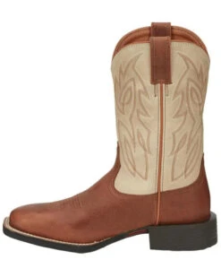 Justin Men's Canter Western Boots - Broad Square Toe -Men Western Cowboy 2000341633 200 P3